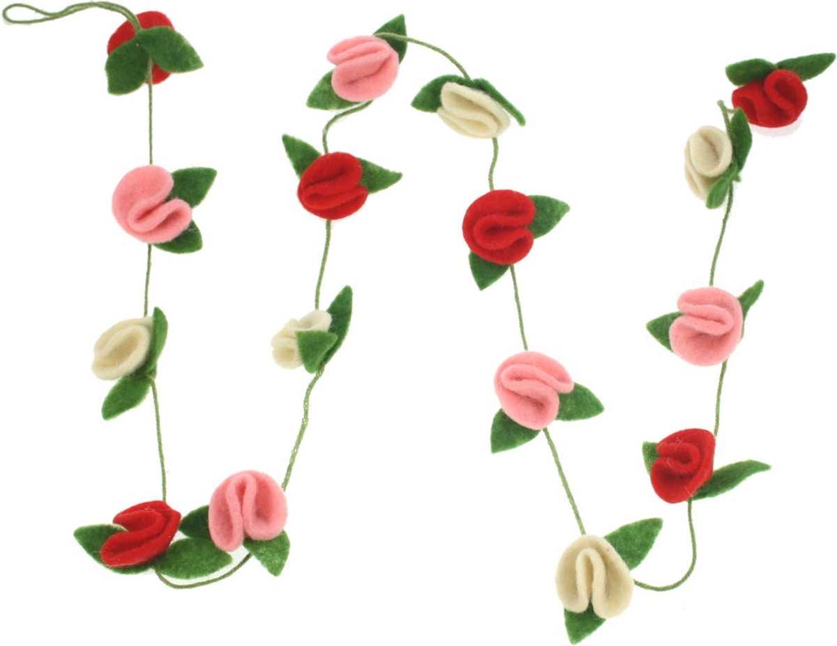 Slinger Bloemen vilt 7x3x180cm