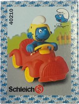 Schleich smurf in autootje - De Smurfen - 40210 - 6cm