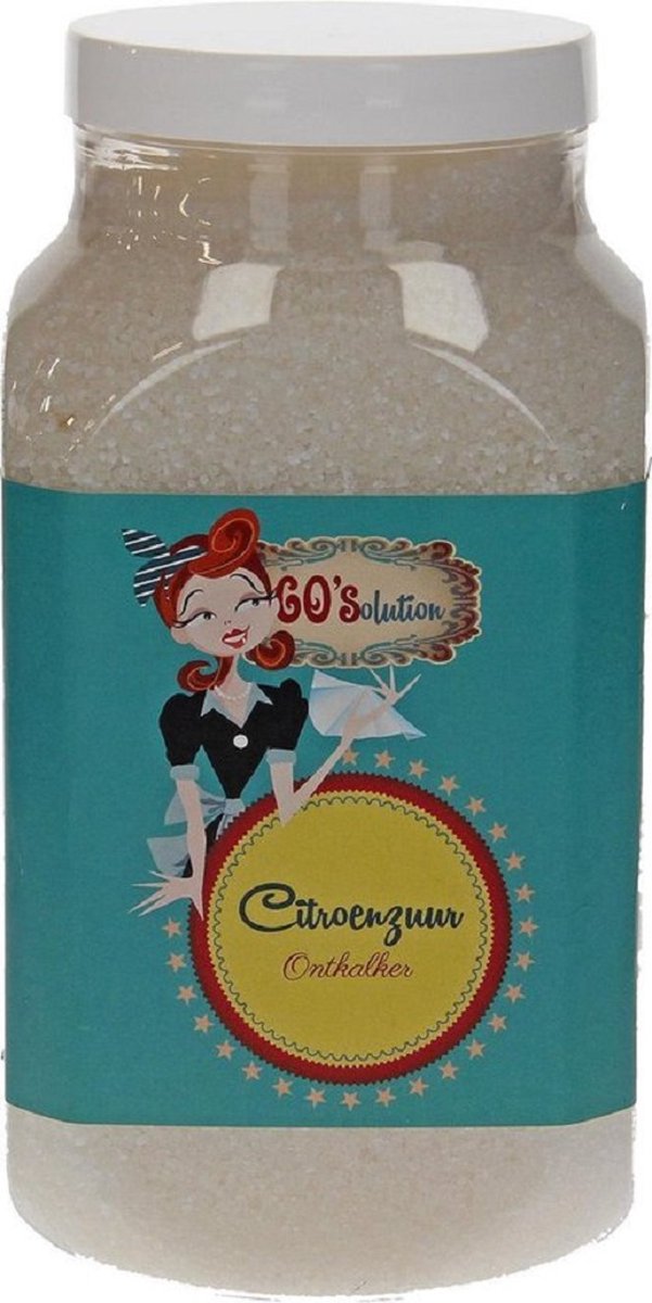 Go'solution Citroenzuur - Krachtig natuurlijk reinigingsmiddel - ontkalker - reinigt roestvlekken - 2  kg