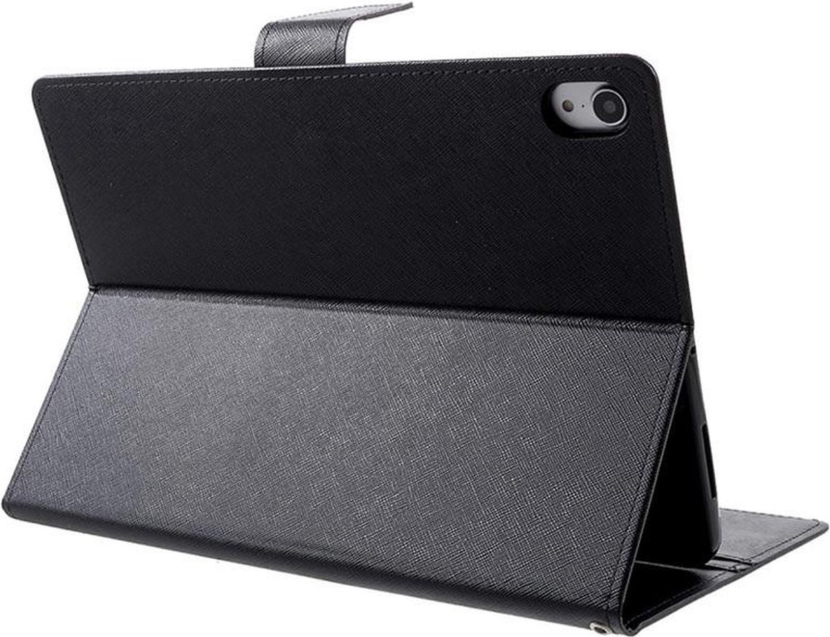 Eyzo Leren Tablet Hoes - geschikt voor iPad Pro 2018 11 Inch / iPad Air 4 en 5 - Zwart