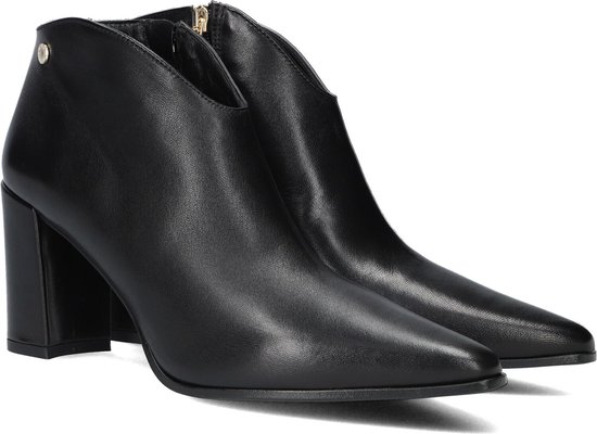 Notre-V 18729 Enkellaarsjes - Enkelboots met rits - Dames - Zwart - Maat 40  | bol.com