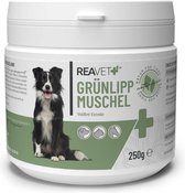 ReaVET - Groenlipmossel poeder voor Honden, Katten & Paarden - Om de gezondheid van de gewrichten te behouden - 250g