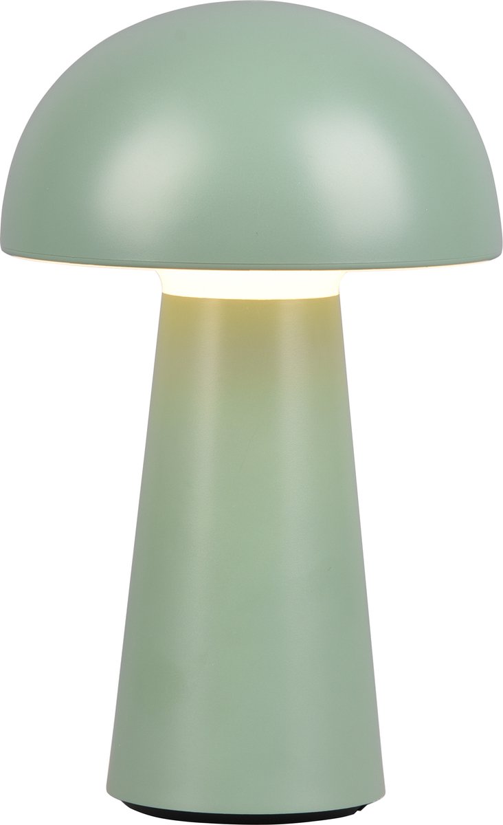 Bol.com REALITY LENNON - Tafellamp - Olijf groen - incl. 1x SMD 2W - Oplaadbare - Buitenlamp - Dimbaar - Buitenverlichting - IP44 aanbieding