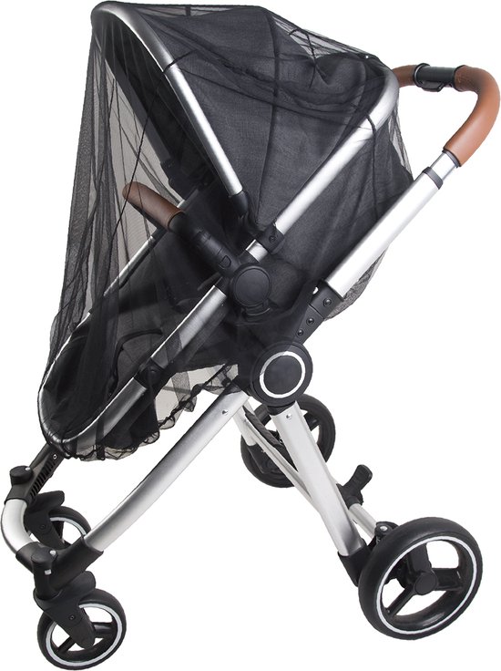 Foto: Freeon universele baby klamboe voor buggy kinderwagen wandelwagen en co sleeper muggennet zwart