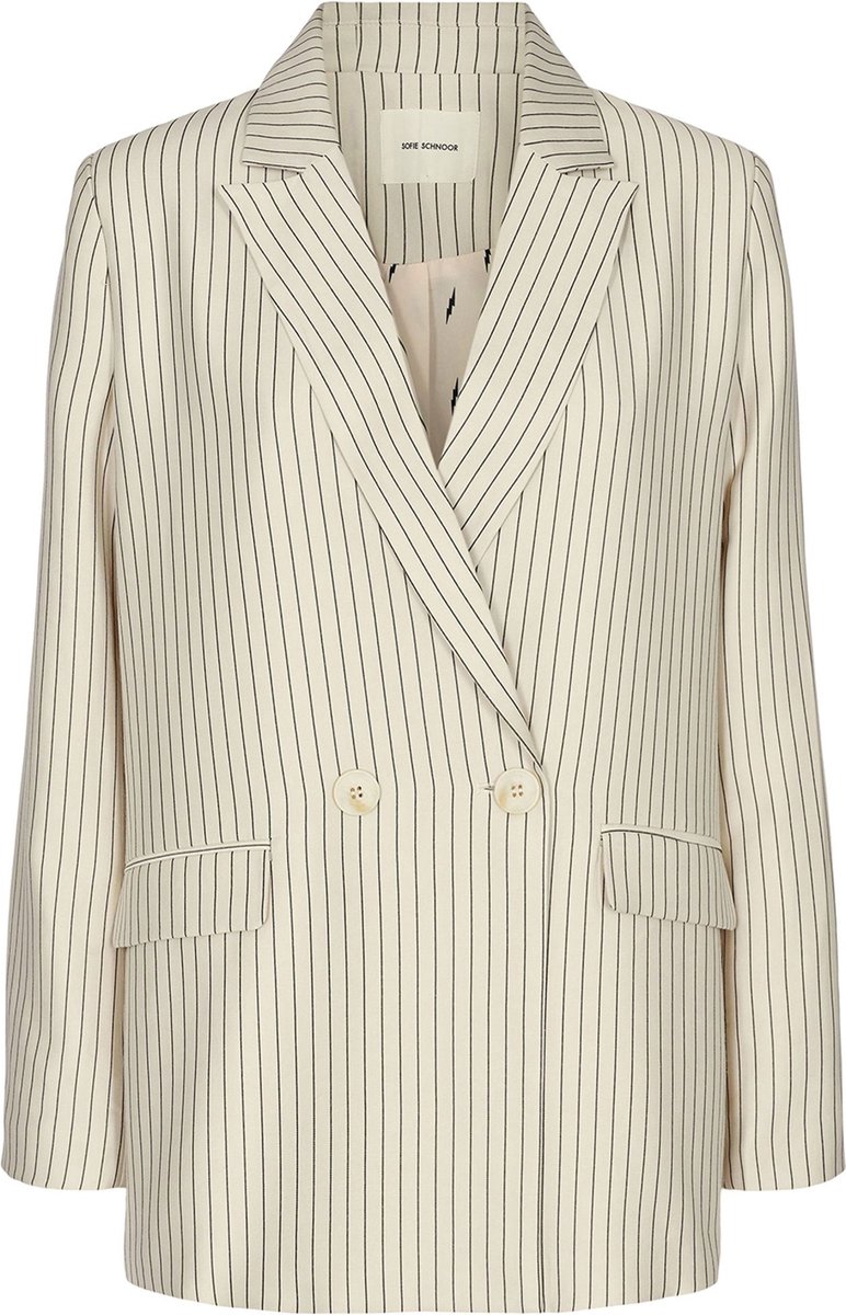 Sofie Schnoor Blazers Vrouwen - S223 239 - Maat M - Gebroken wit combi