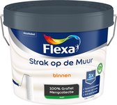 Flexa - Strak op de muur - Muurverf - Mengcollectie - 100% Grafiet - 2,5 liter