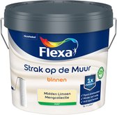 Flexa - Strak op de muur - Muurverf - Mengcollectie - Midden Limoen - 5 Liter