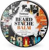 Tinktura - Baard & snor Balsem 100 ML - Beard & Stache - Laurierkers - Bijenwas -Kokos - Natuurlijk - Parabeenvrij