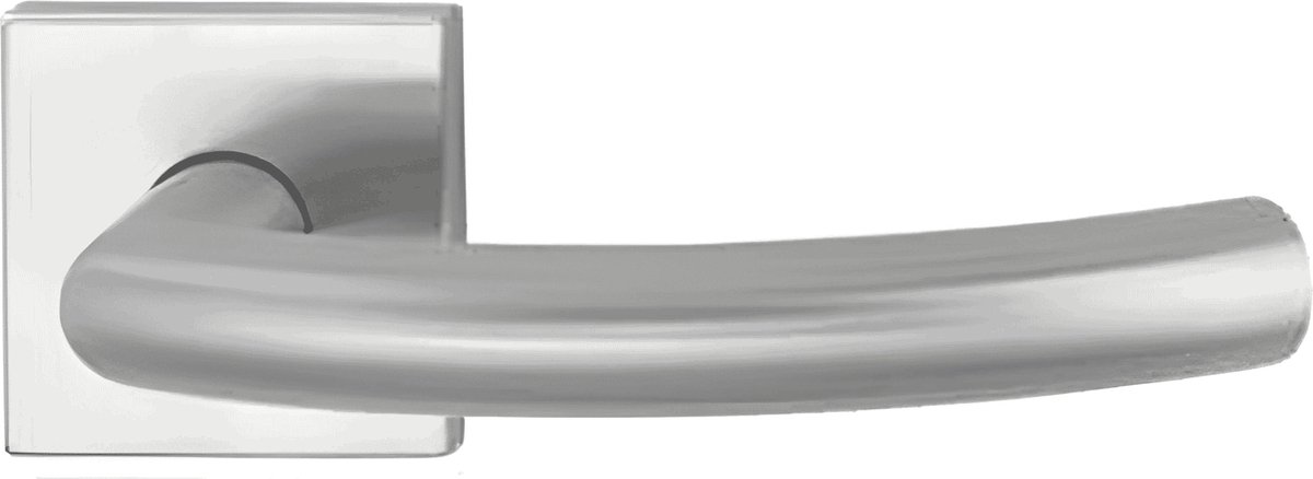 Hafi Private Line - Deurkruk model 207 vierkant RVS geborsteld