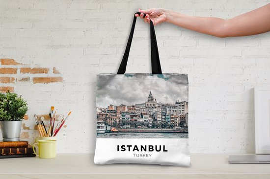 MuchoWow® Sac à bandoulière Sac de plage Shopper Istanbul