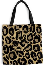 Sac Bandoulière - Sac De Plage - Shopper Imprimé Léopard - Motifs - Léopard - Motifs - 45x45 cm - Sac Coton