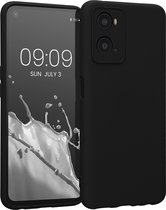 kwmobile telefoonhoesje geschikt voor Oppo A76 / A96 - Hoesje voor smartphone - Precisie camera uitsnede - TPU back cover in zwart