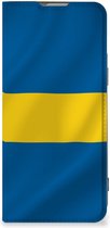 Telefoon Hoesje OnePlus Nord 2T Flipcase Zweedse Vlag