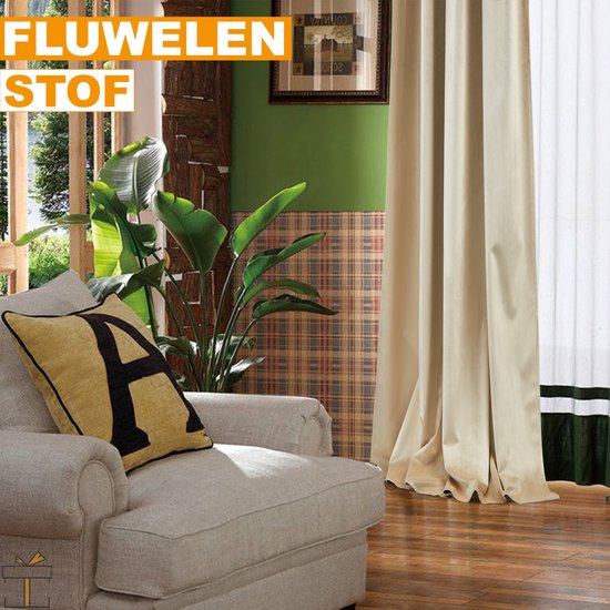 TOPICK Linnengordijnen, bloementordijnen met plooiband, lichtdoorlatend, boerderij, lange gordijnen, raamsjaal voor woonkamer, slaapkamer, raam, set van 2, 140 B x 175 H (cm), grijs op beige