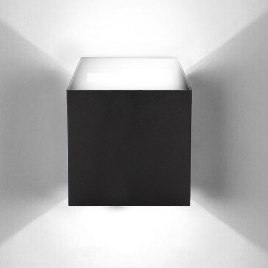 Klighten 24 W wandlamp voor binnen en buiten, verstelbare straal, IP65