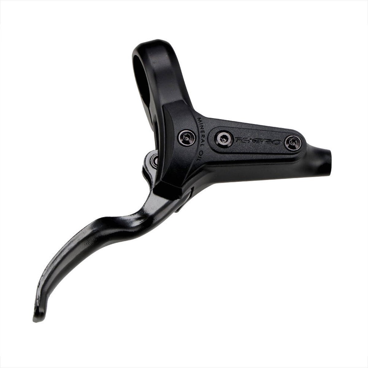 LEVIER DE FREIN VTT-VTC V-BRAKE 3 DOIGTS NEWTON ALU ARGENT-NOIR (PAIRE SUR CARTE