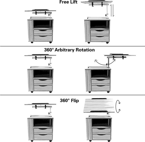 Bedtafel Bed Table Breakfast in bed Banktafel Ontbijttafel