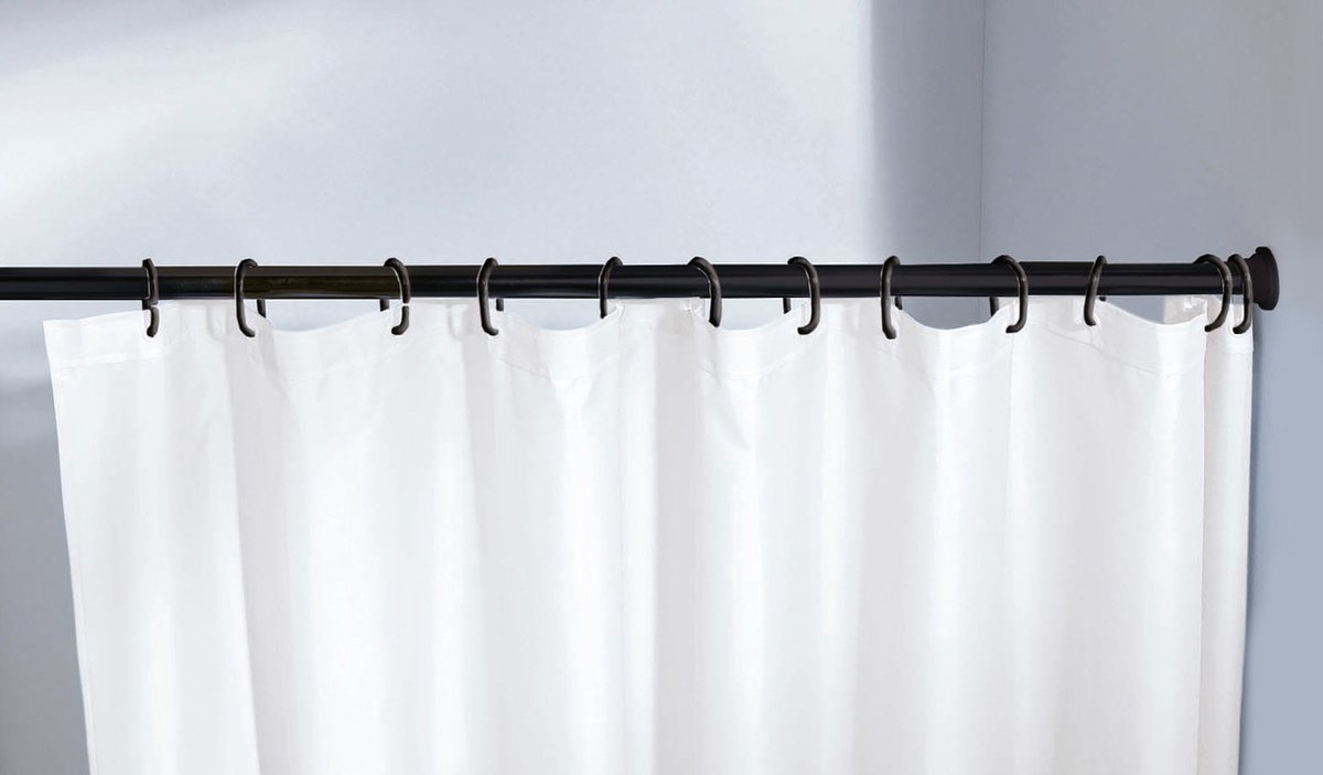 Kleine Wolke Spanstang Zwart 75-125 cm (21 mm)