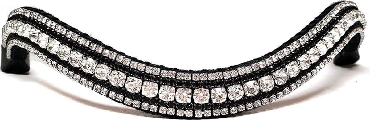 Frontriem Crystal & Black/XFull