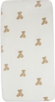Jollein - Baby Hoeslaken Jersey (Teddy Bear) - Katoen - Hoeslaken Wieg - 40/50x80/90cm