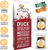 WOOOF eend hondenvoerpakket - geperst hondenvoer met snacks en supplementen