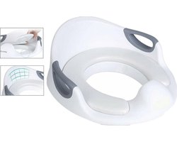 MCI Bamny WC Verkleiner - Toilet Trainer - Toilet Opzetstuk Voor Kinderen - Zindelijkheidstraining Kind - Kinderrugsteun - Ergonomisch Zitkussen - Wit