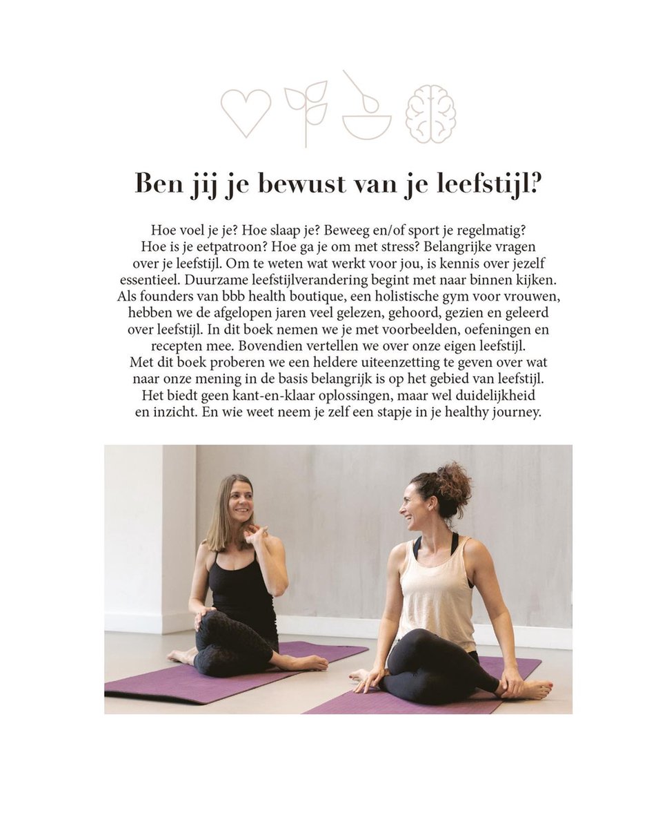 Hoe gaat het met je leefstijl? - bbb health boutique - back cover