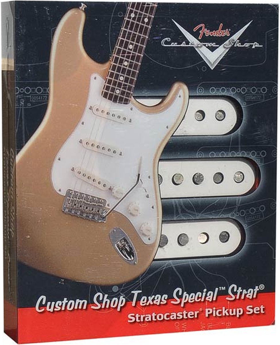 Pickup set Fender Custom Shop White Stratocaster® Texas Special™