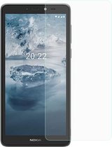 LuxeBass Screenprotector geschikt voor Nokia C2 2nd Edition - Gehard Glas - glas scherm - bescherming