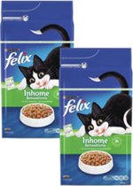 2x Felix Sensations Droog Inhome - Nourriture pour chat - 4kg