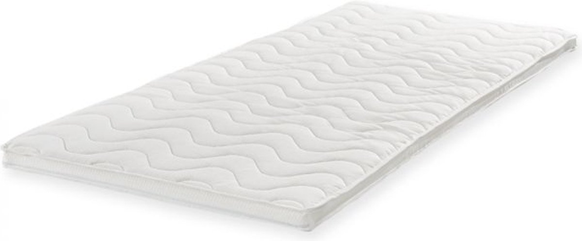 Snurky Topdekmatras Traagschuim 140 x 190 cm Wit