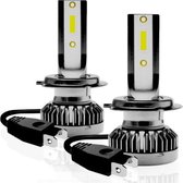 XEOD H7 Mini LED lampen – Auto Verlichting Lamp – Dimlicht en Grootlicht - 2 stuks – 12V