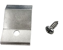 Horrenbouw - Verenstaal klemveren voor inzethor- 34 mm - 10 stuks