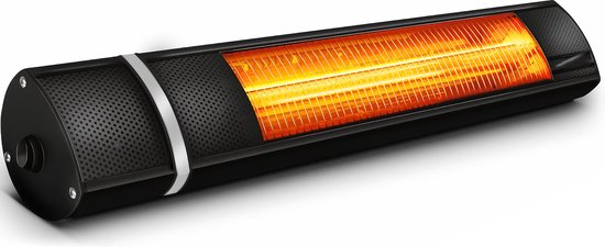 COAZY infraroodstraler 2000W zwart met afstandsbediening | Elektrische  terrasverwarmer... | bol.com