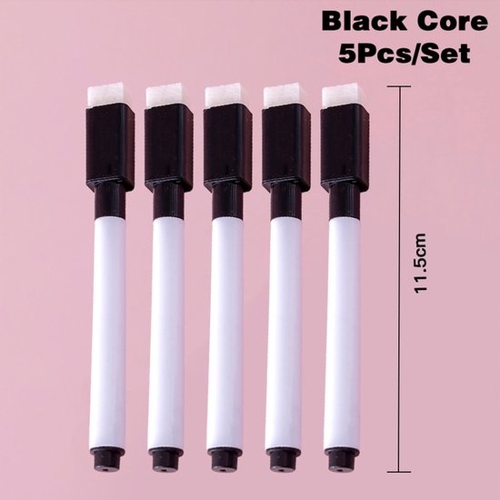 Witte markeerstift met gekleurde details | Vanaf €0,79