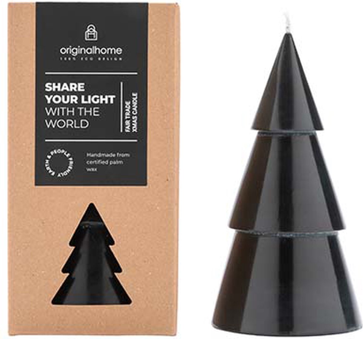 Coffret cadeau pyramide de thés noirs - Arbre de Noël