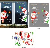 Raamstickers | Stickers | Kerst | Kerstmis | PVC | Kerstdecoratie | Zelfklevend | 60x90 cm