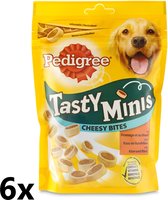 Pedigree - Tasty Mini's - Cheesy Bites - Kaas & Rund 6x140g