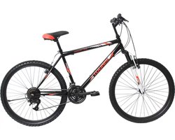 Mountainbike Tounis Leeds 2.0 46cm 26'' 21V Zwart / Rood