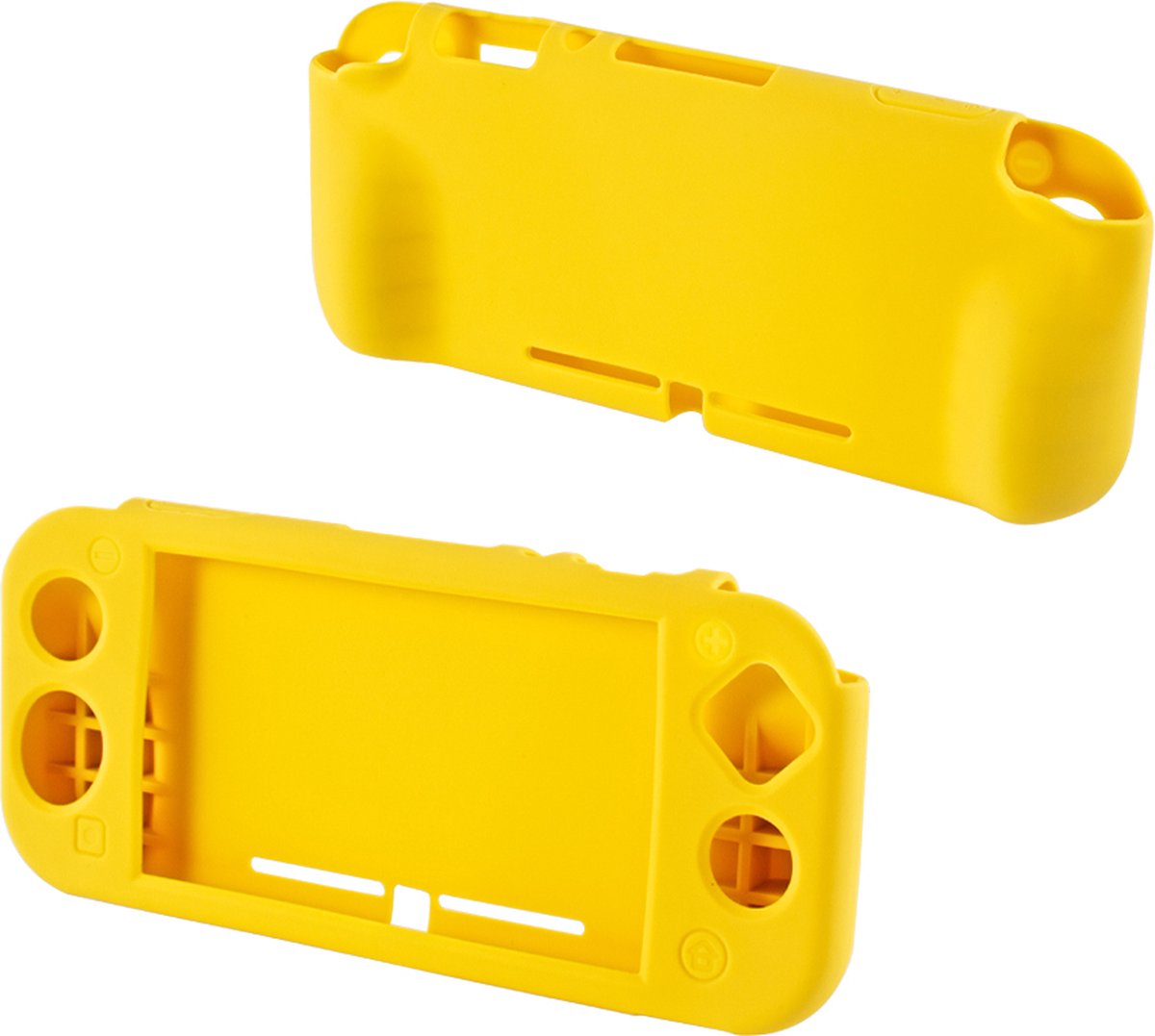 Beschermende soft cover siliconen bescherm hoesje voor Nintendo Switch Lite - case - geel