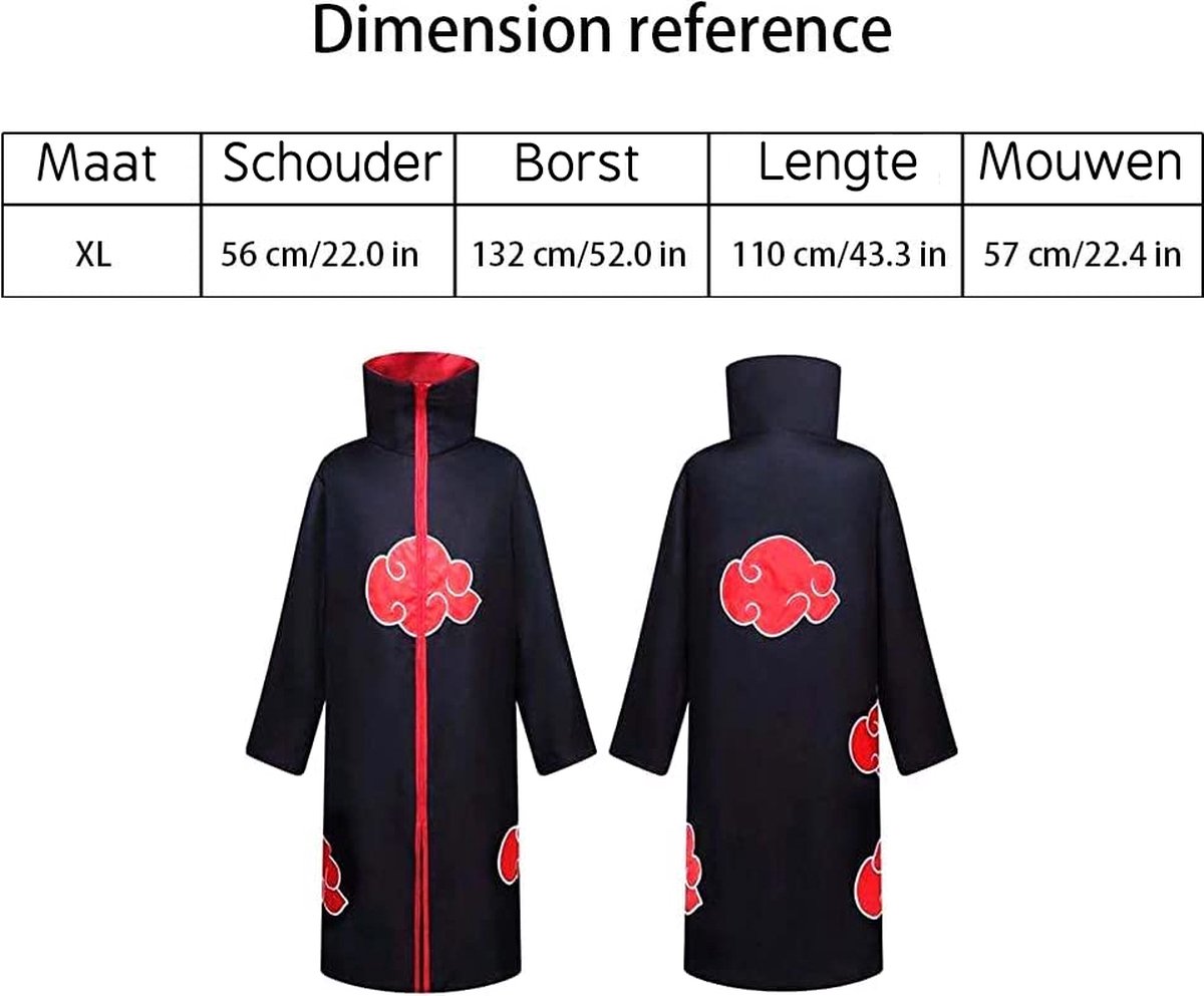 LBB - Cape Naruto + masque Obito - Taille unique - Cape