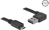 DeLOCK 1m USB 2.0 A - micro-B m/m câble USB USB A Micro-USB B Noir