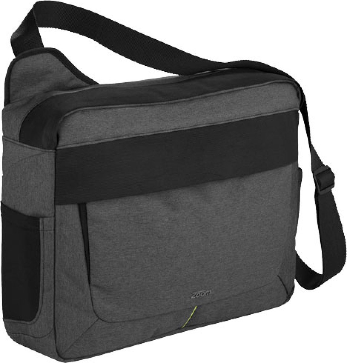 Zoom - Power - Laptop tas - messengertas - 17 inch - zwart