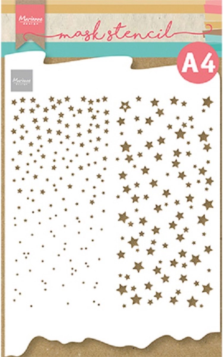 Mask stencil A4 Slimline starry night