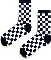 Bundel van 2 paren Full Big Checkerboard Socks - Grappige Sokken - Vrolijke Sokken