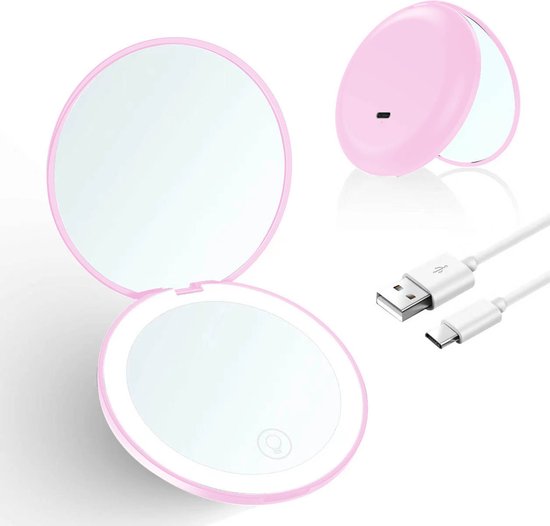 Ampoule LED sans fil pour miroir de courtoisie, chargement USB