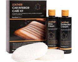 Lederen Auto Interieur Verzorging Set 250ml - Auto Bekleding Leer - Voordeel Verpakking - Reiniger en Protectie Crème + Applicator – Verzorgen Leer & Lederwaar - Leather Car Interior Care Kit 250ml - Leer Onderhoud Auto Lederen Auto Interieur Verzorging Set 250ml - Auto Bekleding Leer - Voordeel Verpakking - Reiniger en Protectie Crème + Applicator – Verzorgen Leer & Lederwaar - Leather Car Interior Care Kit 250ml - Leer Onderhoud Auto