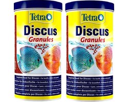 Tetra - Discus - Granulaat Vissenvoer - 1L - 2 stuks - voordeelverpakking