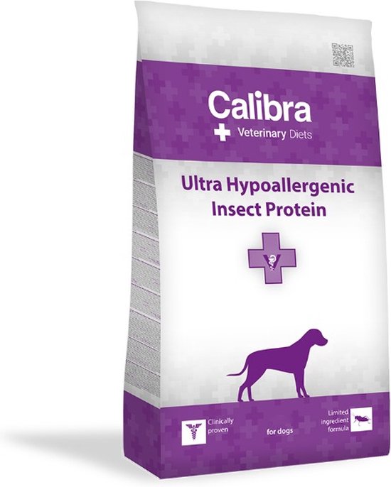 Calibra Dog Veterinary Diets Ultra Hypoallergenic Insect Protein 12 kg