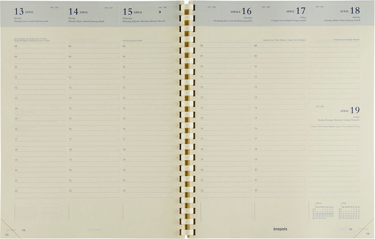 Agenda OXFCLASSIC 15x21 Día Página 2025, Color Negro